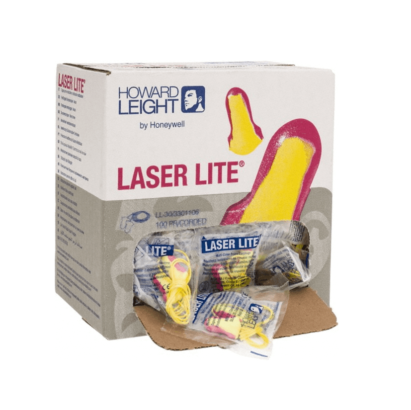 Honeywell Howard Leight Laser Lite Corded Earplugs Model (3301106)