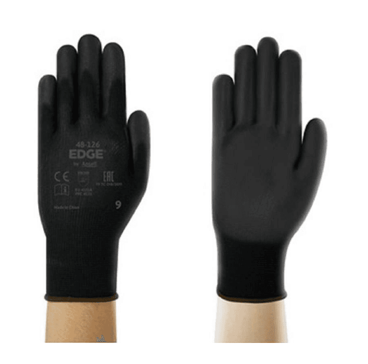 Ansell Ansell EDGE 48-126 Black PU Coated Work Gloves