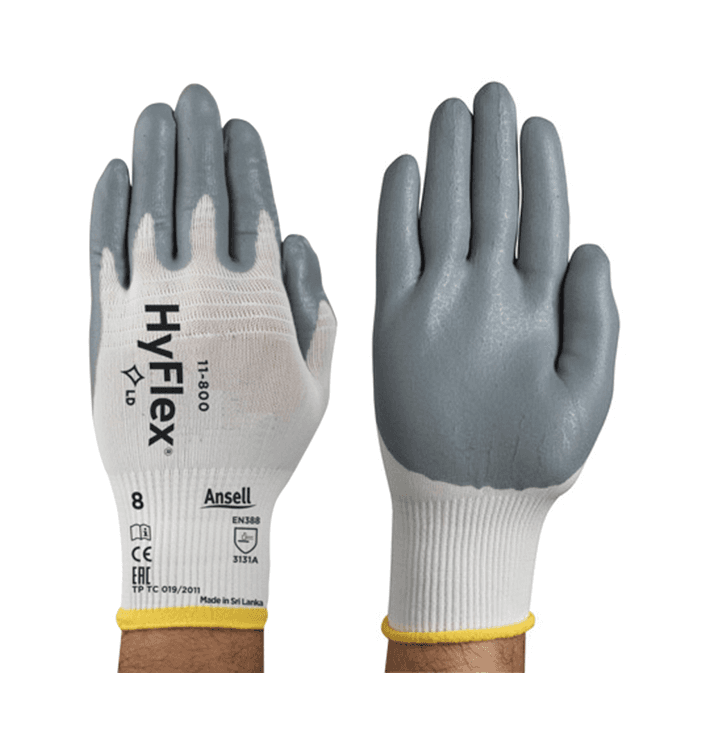 Ansell Ansell HyFlex 11-800 Palm-Coated Nitrile Foam Gloves
