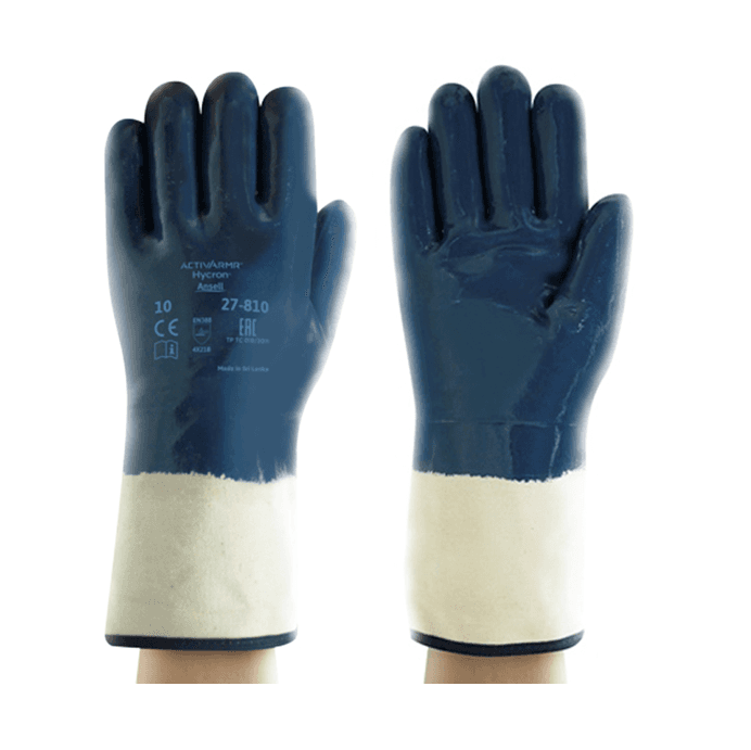 Ansell Ansell Hycron® 27-810 Heavy-Duty Nitrile Oil-Repellent Gloves