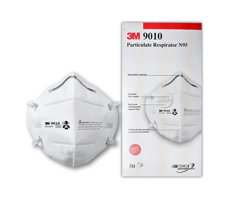 3M 3M™ Particulate Respirator 9010 – N95 Flat-Fold Mask