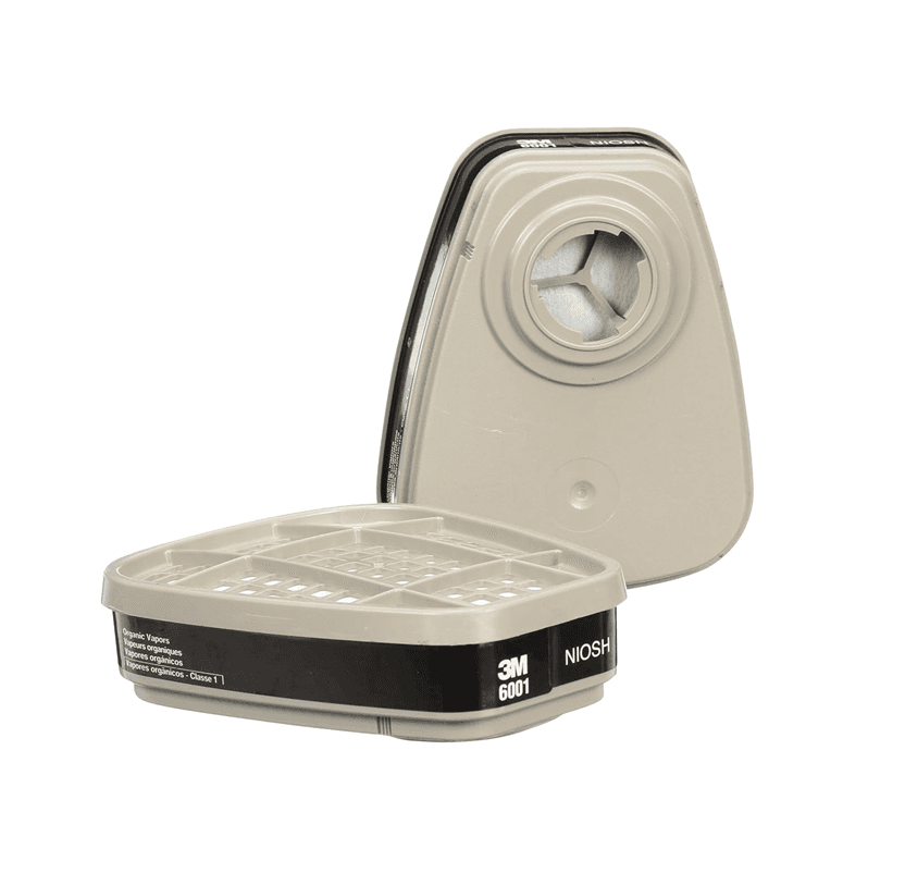 3M 3M™ Organic Vapor Cartridge 6001 – NIOSH Approved Protection