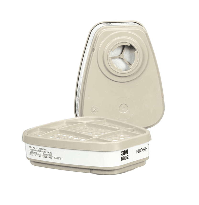 3M 3M™ Acid Gas Cartridge 6002 – NIOSH Approved Protection