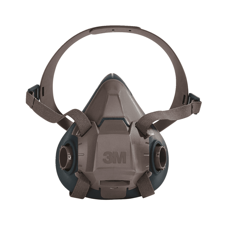 3M 3M 6500QL Series Reusable Half Face Mask – Quick Latch Mechanism, Large Size (6503), Silicone Face Seal, Rugged Industrial Respirator