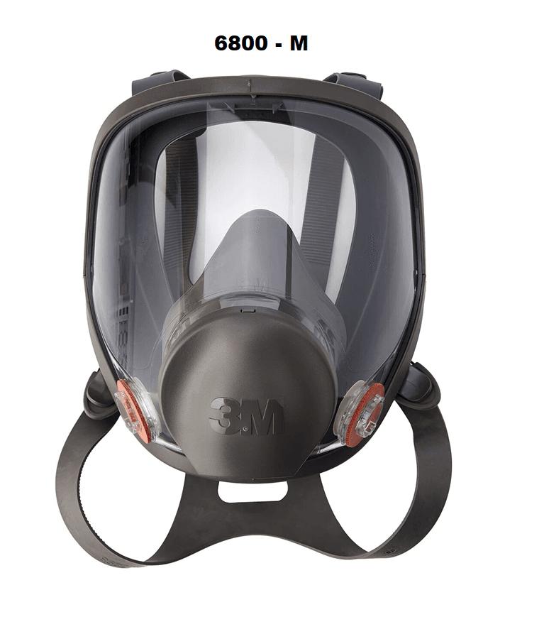 3M 3M 6000 Series Full Facepiece Respirator – Models 6700 (Small), 6800 (Medium), 6900 (Large) – Reusable Mask for Respiratory and Eye Protection