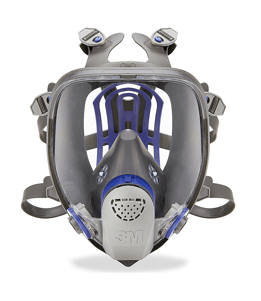 3M 3M Ultimate FX Full Facepiece Respirator FF-402 – Medium Size, Scotchgard Lens Coating, Cool Flow Valve, Reusable Heavy-Duty Respiratory Protection