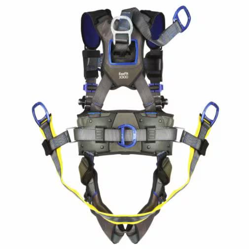 3M™ DBI-SALA® ExoFit™ X300 Comfort Oil and Gas Climbing/Suspension Safety Harness with PT Buckle Belt Connector