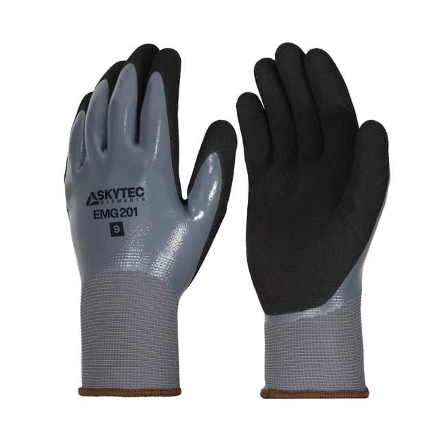 Skytec Skytec Elements EMG201 Multi-Purpose Polyester Fully Coated Nitrile Double Dipped Glove