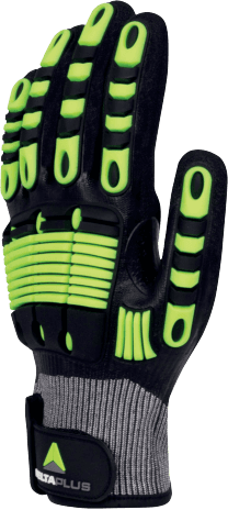 Delta Plus Deltaplus EOS NOCUT VV915 Impact gloves for heavy work with reinforced palm and fully waterproof nitrile coating.