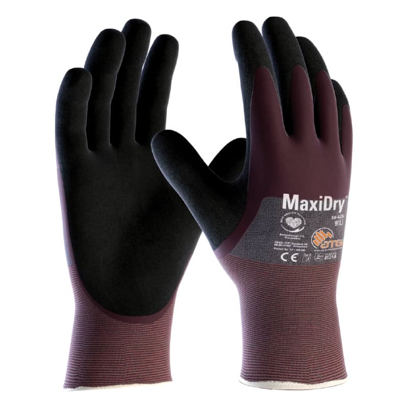 ATG Golves Solutions ATG MaxiDry 3/4 Coated Oil-Resistant Gloves 56-425