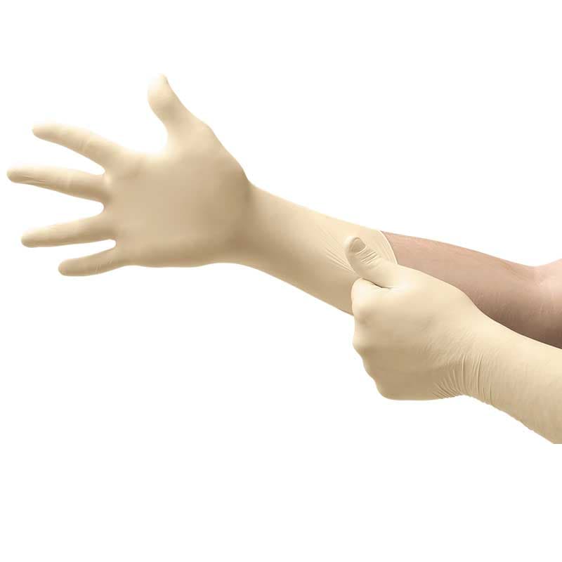 Ansell Ansell AccuTech 91-250 Powder-Free Latex Gauntlet Gloves