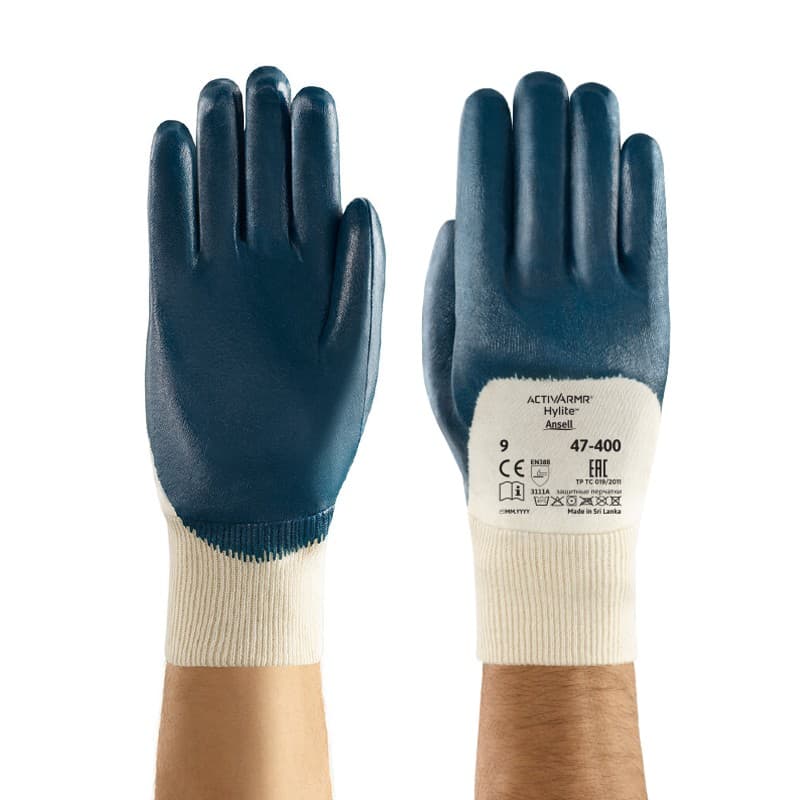 Ansell Ansell ActivArmr 47-400 Nitrile-Coated Flexible Work Gloves
