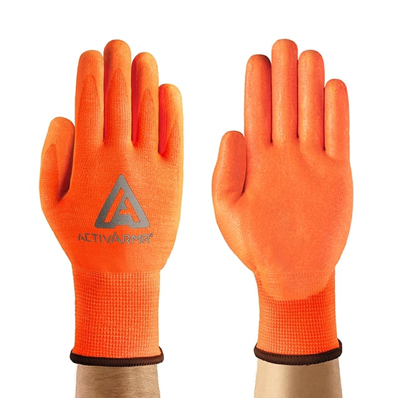 Ansell Ansell ActivArmr 97-013 Medium-Duty Hi-Viz Work Gloves