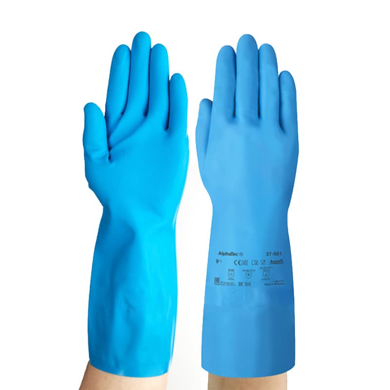 Ansell Ansell AlphaTec 37-501 Chemical-Resistant Gauntlet-Style Nitrile Gloves