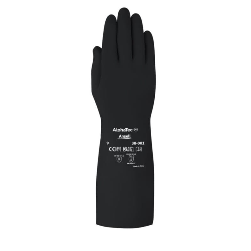 Ansell Ansell AlphaTec 38-001 Chemical-Resistant Extended-Cuff Butyl Gloves