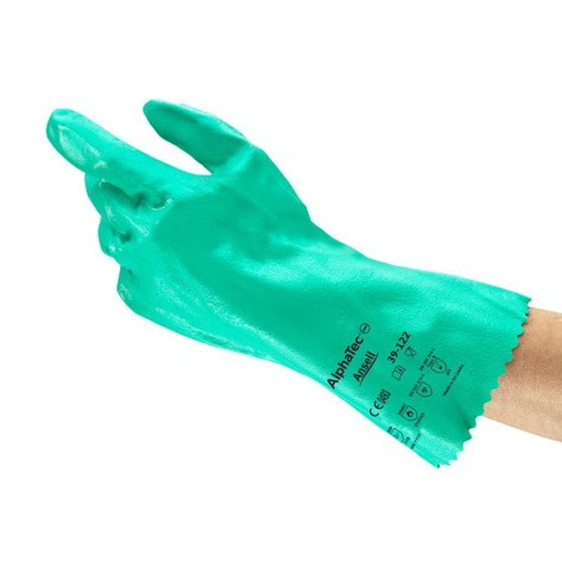Ansell Ansell AlphaTec 39-124 Nitrile Chemical-Resistant Gloves 13.8"