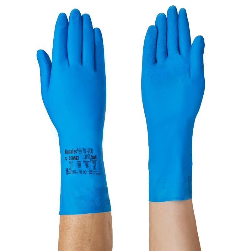 Ansell Ansell AlphaTec 79-700 Blue Nitrile Chemical Gloves