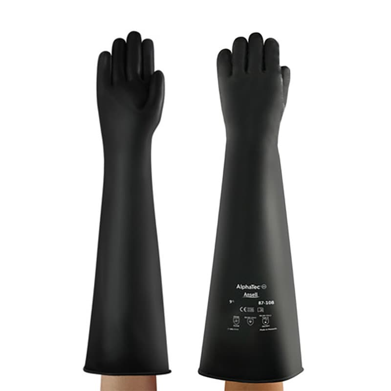 Ansell Ansell AlphaTec 87-108 Chemical-Resistant Gauntlet Gloves