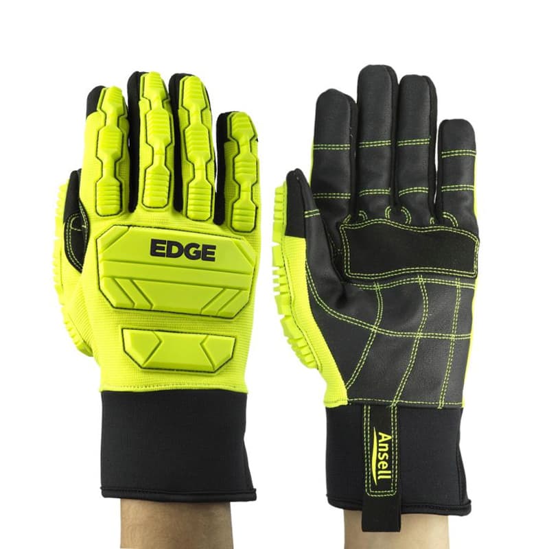 Ansell Ansell Edge 48-205 Heavy-Duty Hi-Viz Work Gloves