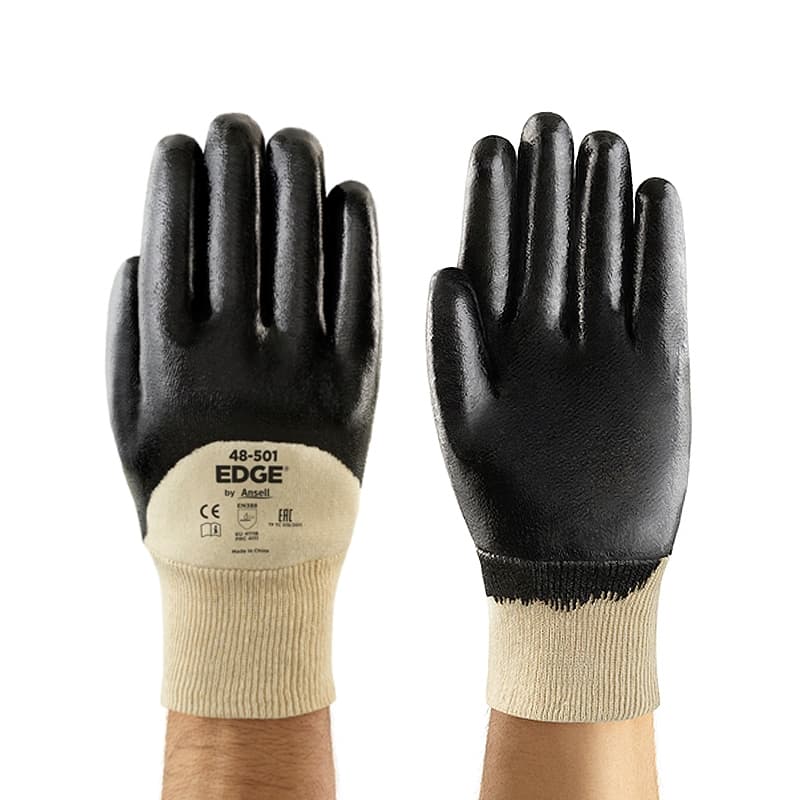 Ansell Ansell EDGE 48-501 Oil-Resistant Palm Dipped Gloves