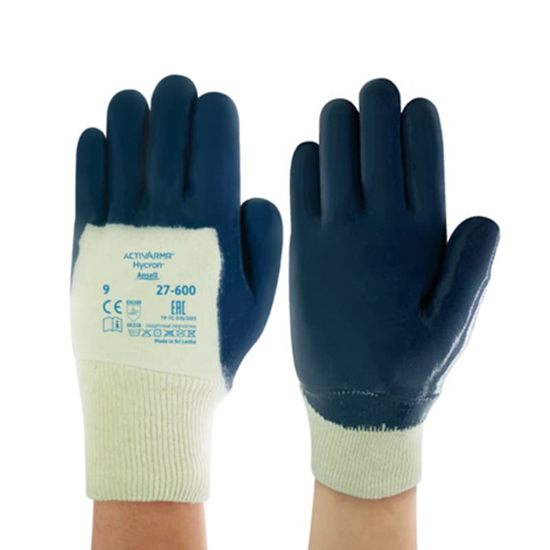 Ansell Ansell Hycron 27-600 Jersey-Lined Heavy-Duty Work Gloves