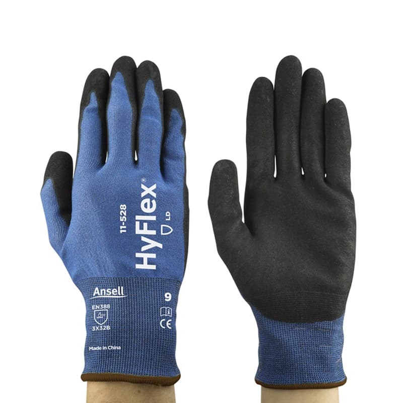 Ansell Ansell HyFlex 11-528 Palm-Coated Gloves
