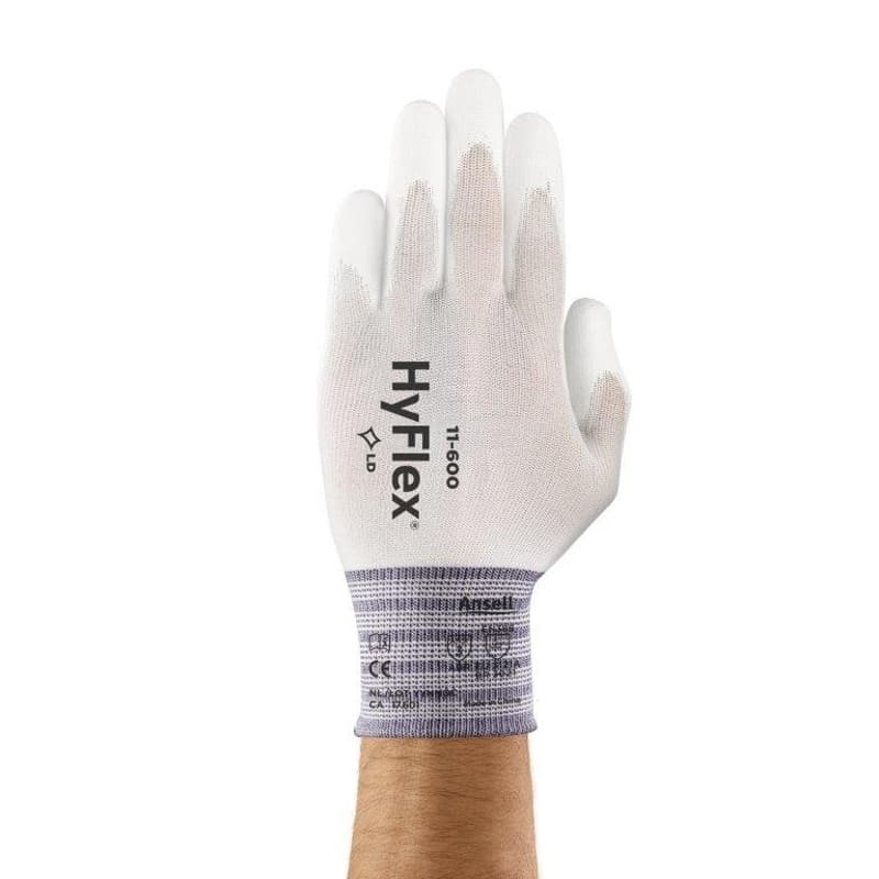 Ansell Ansell HyFlex 11-600 Palm-Coated Precision Work Gloves