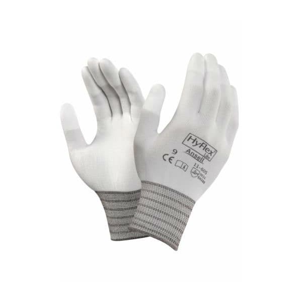 Ansell Ansell HyFlex 11-605 Fingertip-Coated Precision Work Gloves