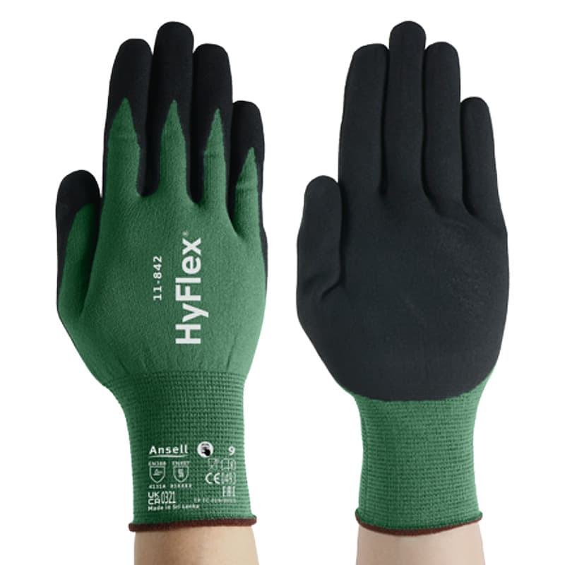 Ansell Ansell HyFlex 11-842 Sustainable Eco-Friendly Touchscreen Safety Gloves