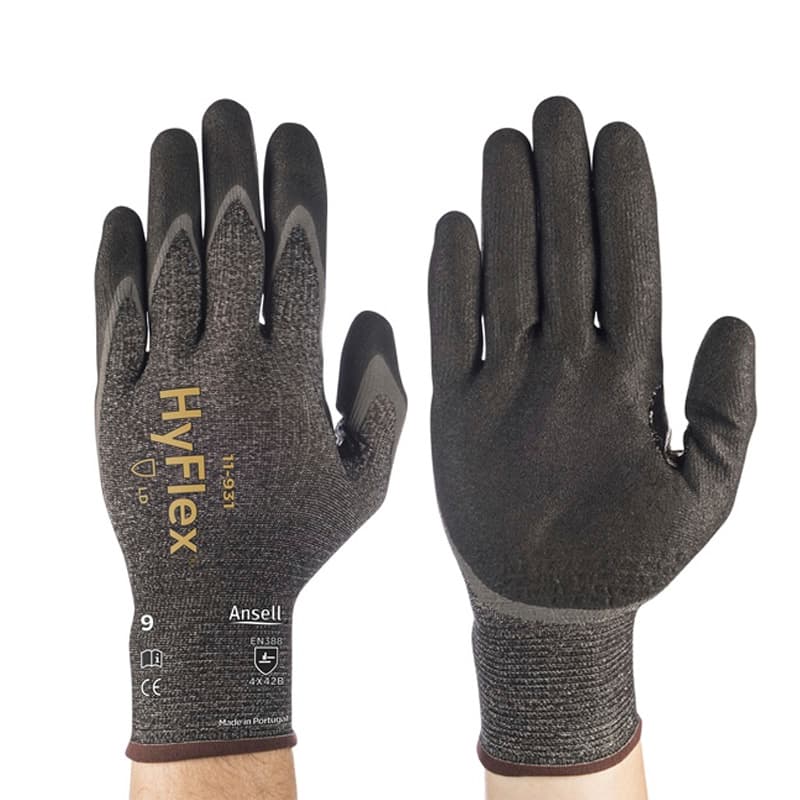 Ansell Ansell HyFlex 11-931 Oil-Repellent Lightweight Gloves