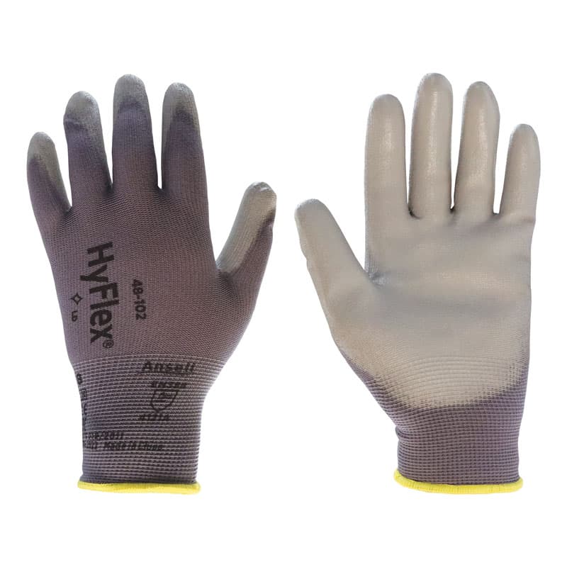Ansell Ansell HyFlex 48-102 PU-Coated Flexible Lightweight Gloves