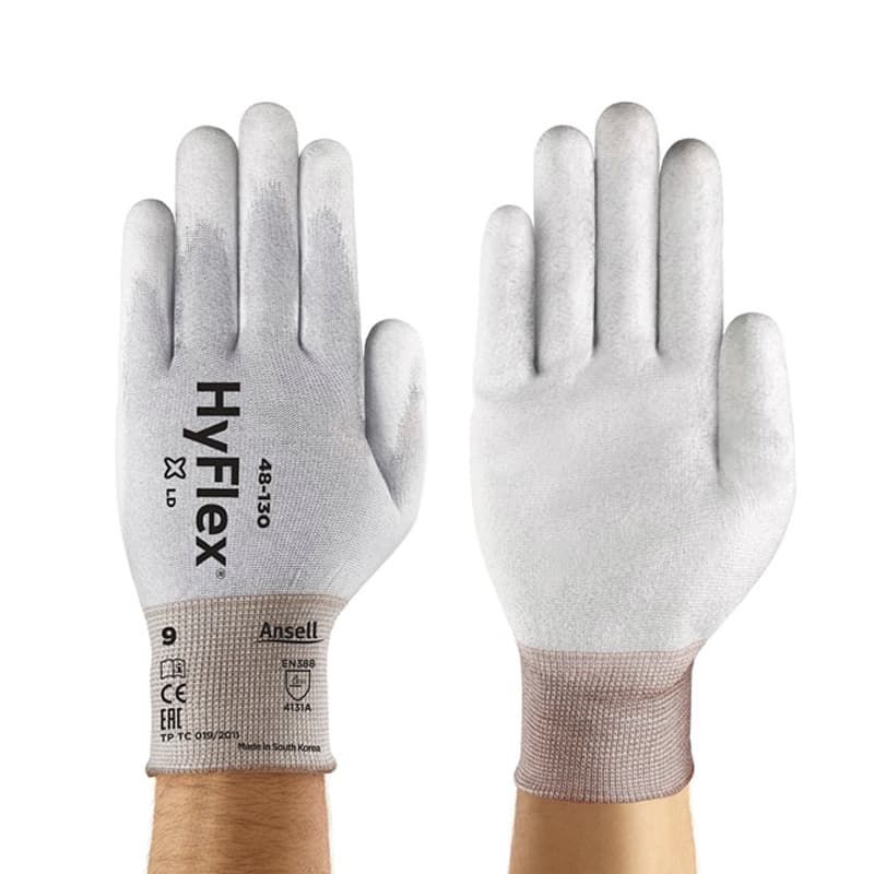 Ansell Ansell HyFlex 48-130 ESD Protection Seamless Work Gloves