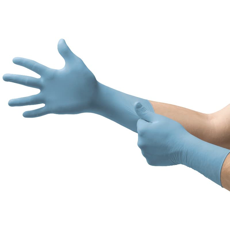 Ansell Ansell TouchNTuff 92-665 Powder-Free Disposable Extended-Cuff Nitrile Gloves