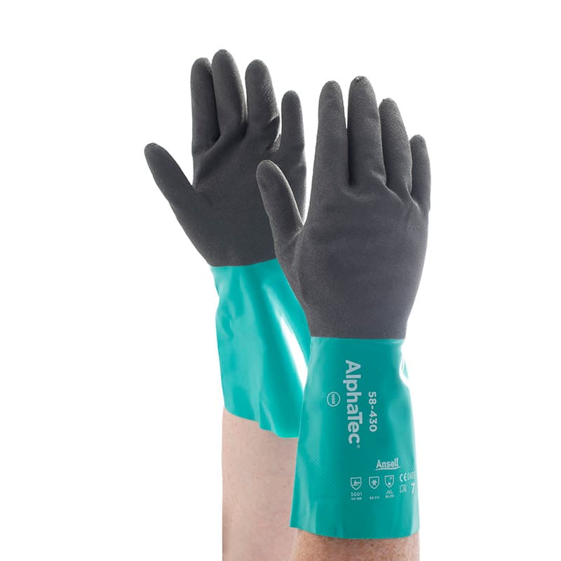 Ansell Ansell AlphaTec 58-430 Gauntlet Style Chemical-Resistant Gloves