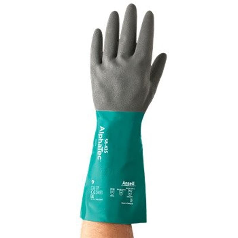 Ansell Ansell AlphaTec 58-435 Gauntlet Cuff Chemical-Resistant Gloves