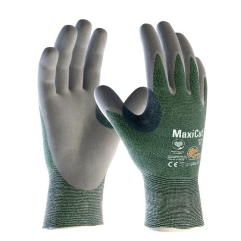 ATG Golves Solutions ATG MaxiCut 34-450 Palm-Coated Cut Level B Grip Handling Gloves