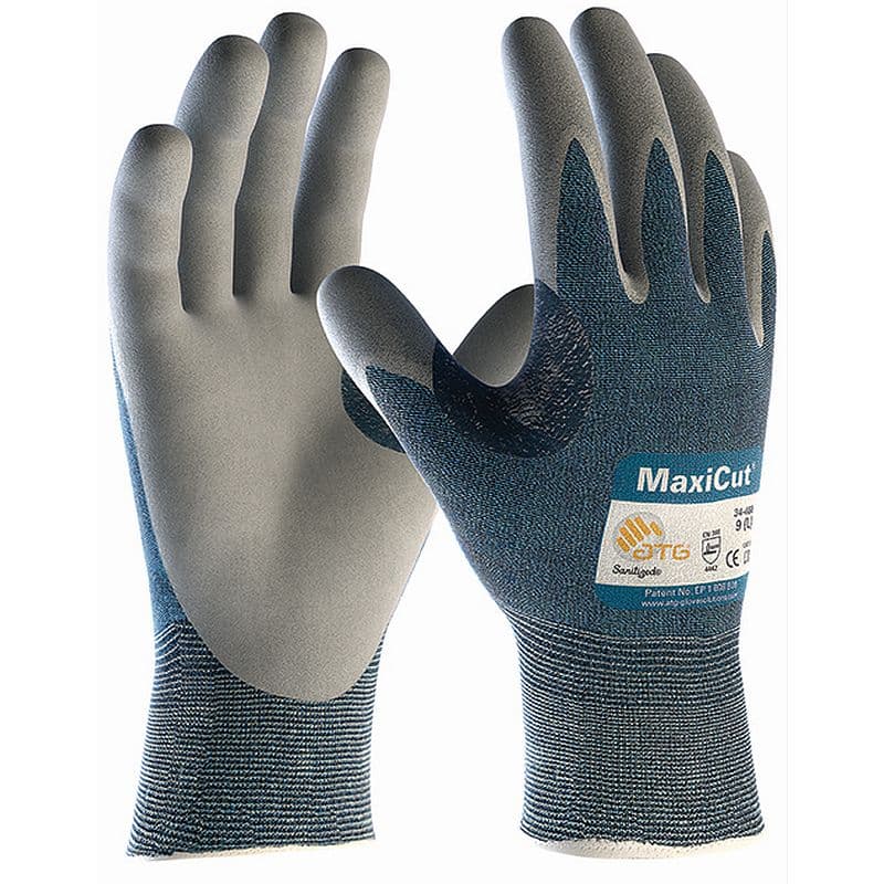 ATG Golves Solutions ATG MaxiCut Dry 34-460 Level 4 Cut Resistant Palm Coated Work Gloves