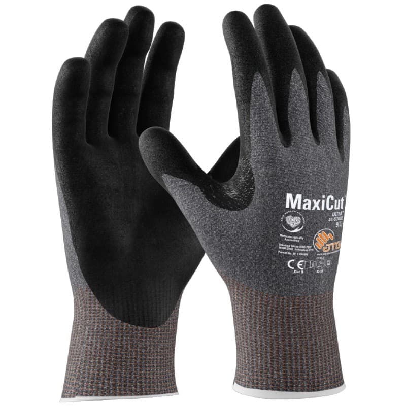 ATG Golves Solutions ATG MaxiCut Ultra 44-5745E Level E Cut-Resistant Palm-Coated Grip Gloves