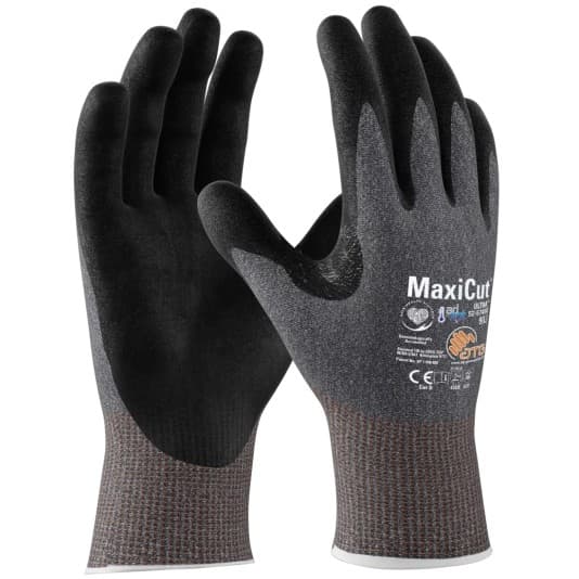 ATG Golves Solutions ATG MaxiCut Ultra 52-5745E Level E Cut-Resistant Nitrile-Coated Grip Gloves