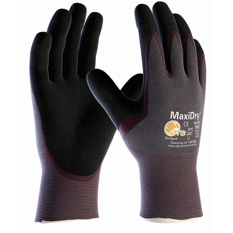ATG Golves Solutions ATG MaxiDry Palm Coated Gloves 56-424