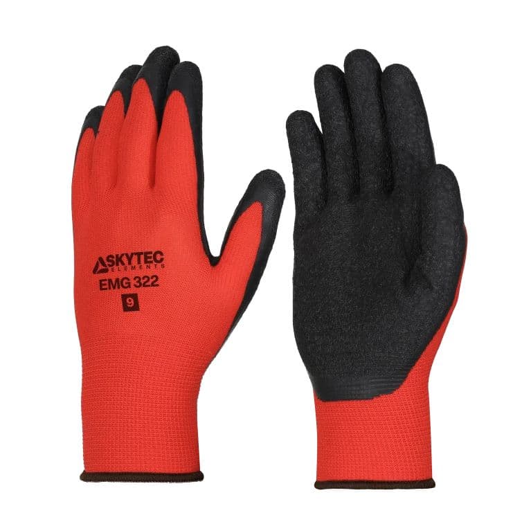 Skytec Skytec Elements EMG322 Palm-Coated Seamless Comfortable Grip Gloves