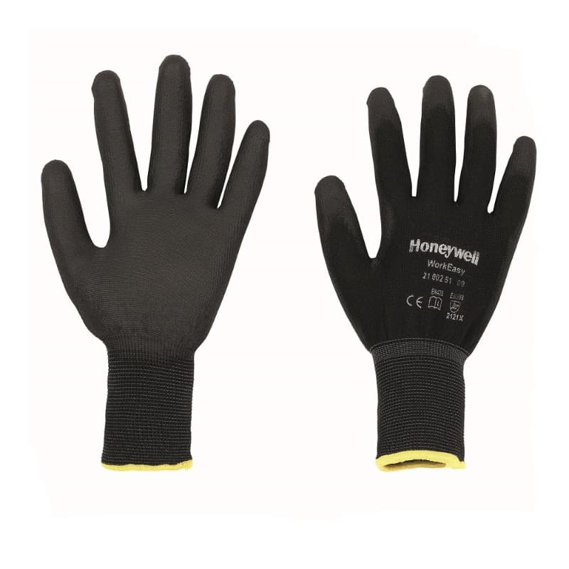 Honeywell Honeywell WorkEasy Black PU-Coated Precision Gloves 2100251