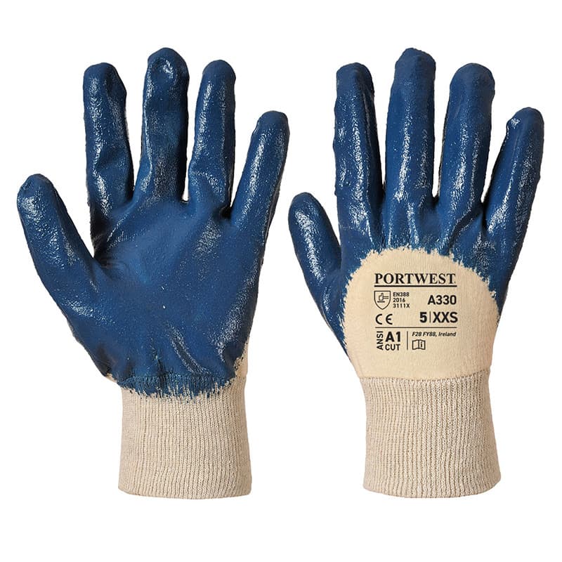 Portwest Portwest A330 Nitrile Light Handling Navy Gloves