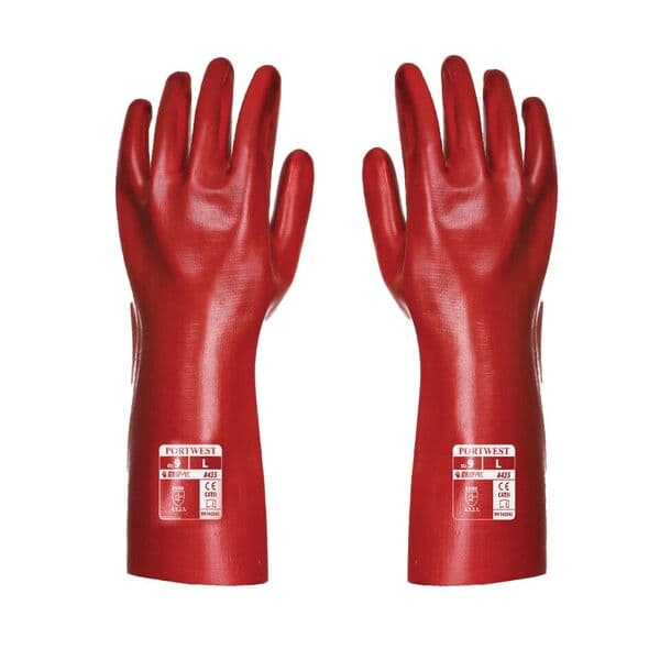 Portwest Portwest A435 35cm PVC Handling Gauntlets