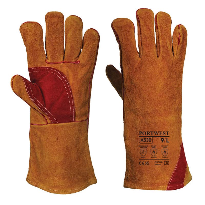 Portwest Portwest A530 Reinforced Welding Leather Gauntlets