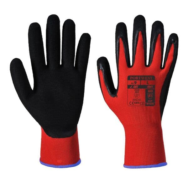 Portwest Portwest A641 Red PU Coated Gloves