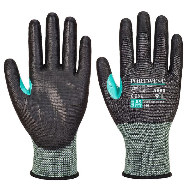 Portwest Portwest A660 Cut-Resistant Polyurethane Coated Gloves