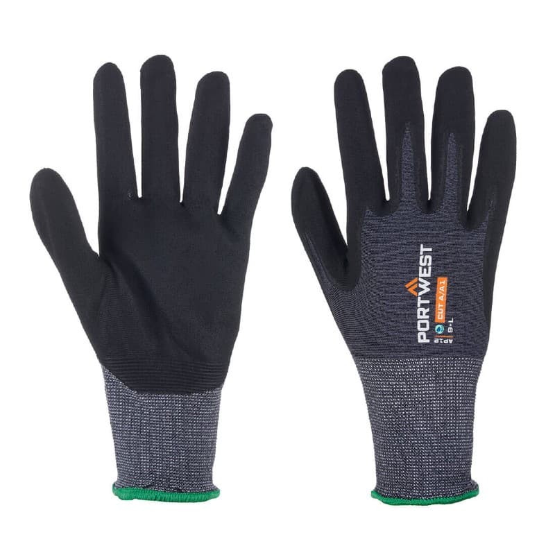 Portwest Portwest AP12-SG NPR15 Micro Foam Nitrile Coated Gloves