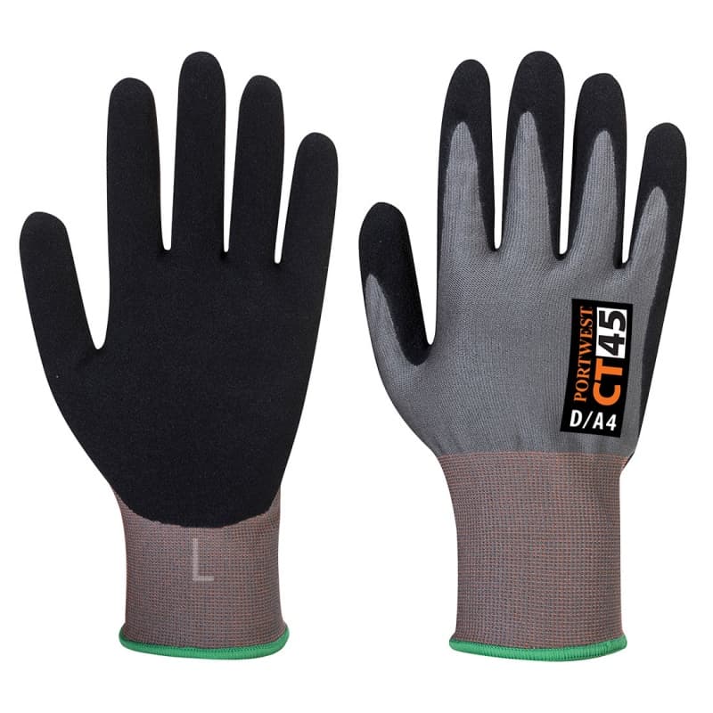 Portwest Portwest CT45 HR Nitrile Foam Cut Level D Gloves