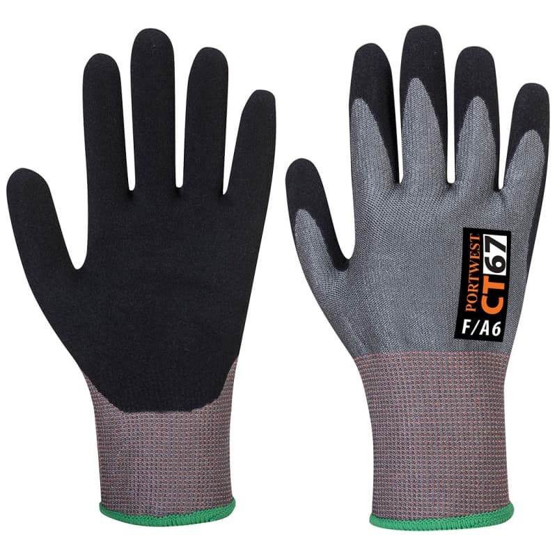 Portwest Portwest CT67 AHR Nitrile Coated Cut Level F Gloves